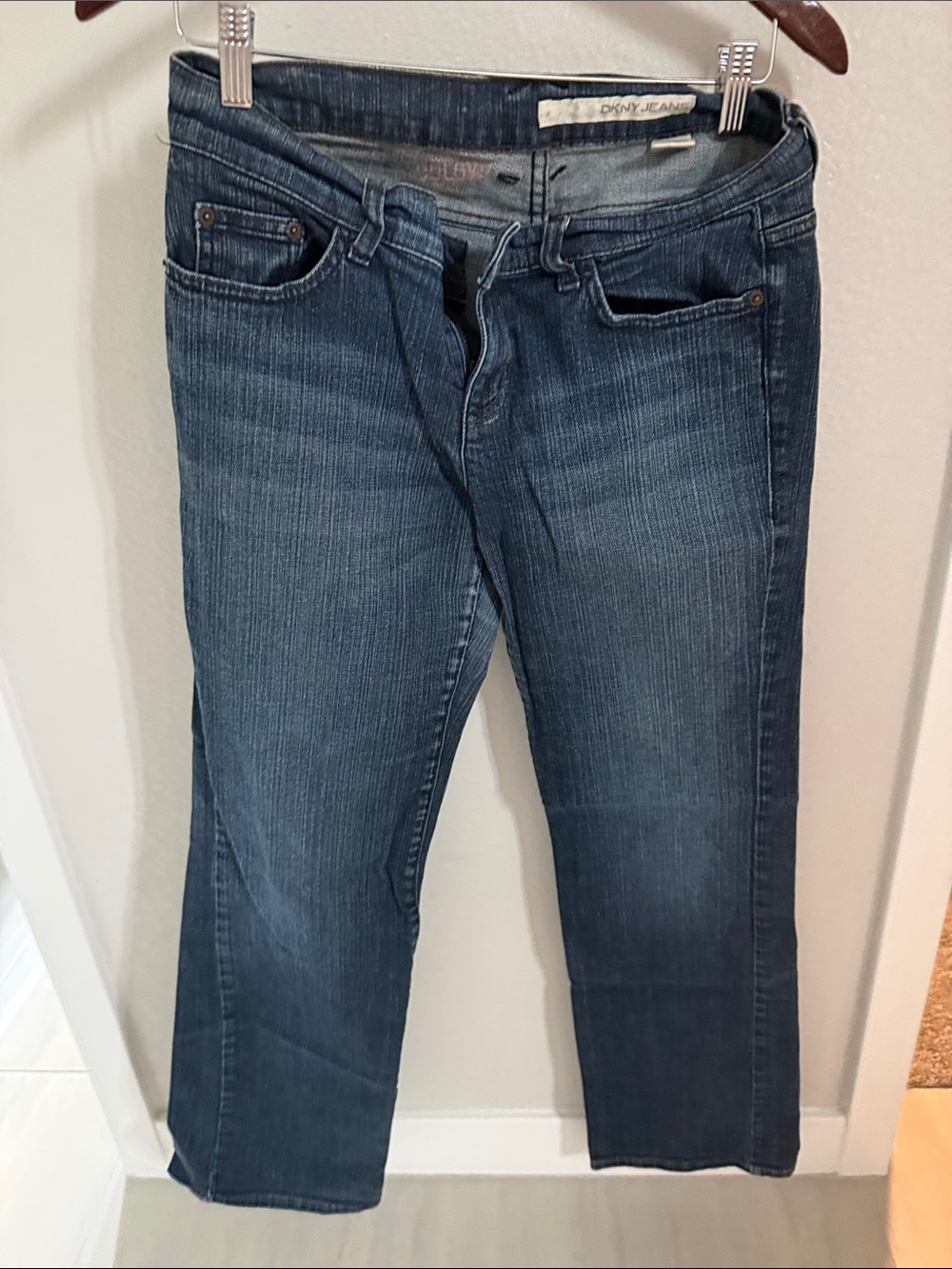 Dkny Women's Indigo Straight-Leg Jeans